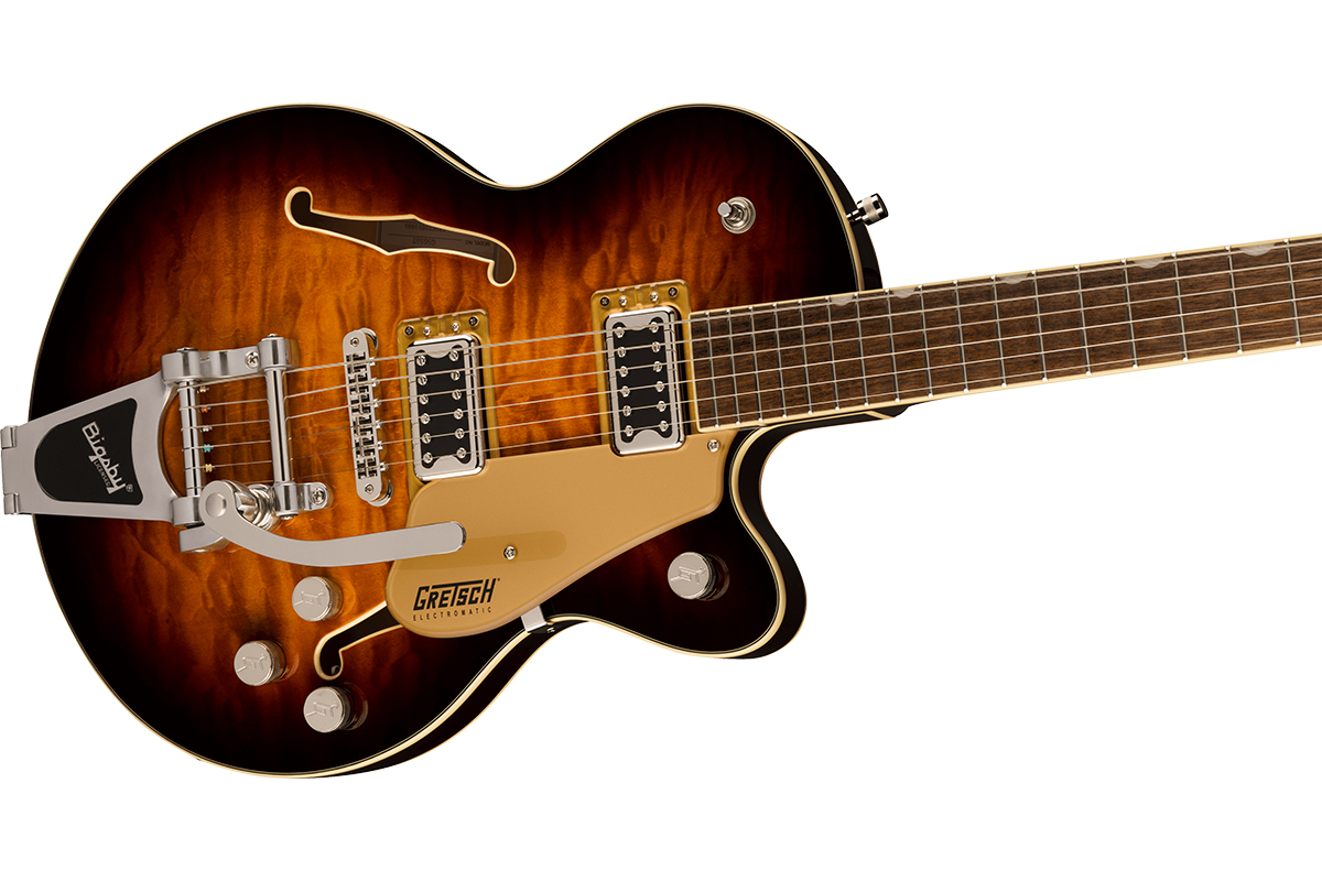 Гітара напівакустична GRETSCH G5655T-QM ELECTROMATIC CENTER BLOCK JR. SINGLE-CUT QUILTED MAPLE WITH BIGSBY SWEET TEA
