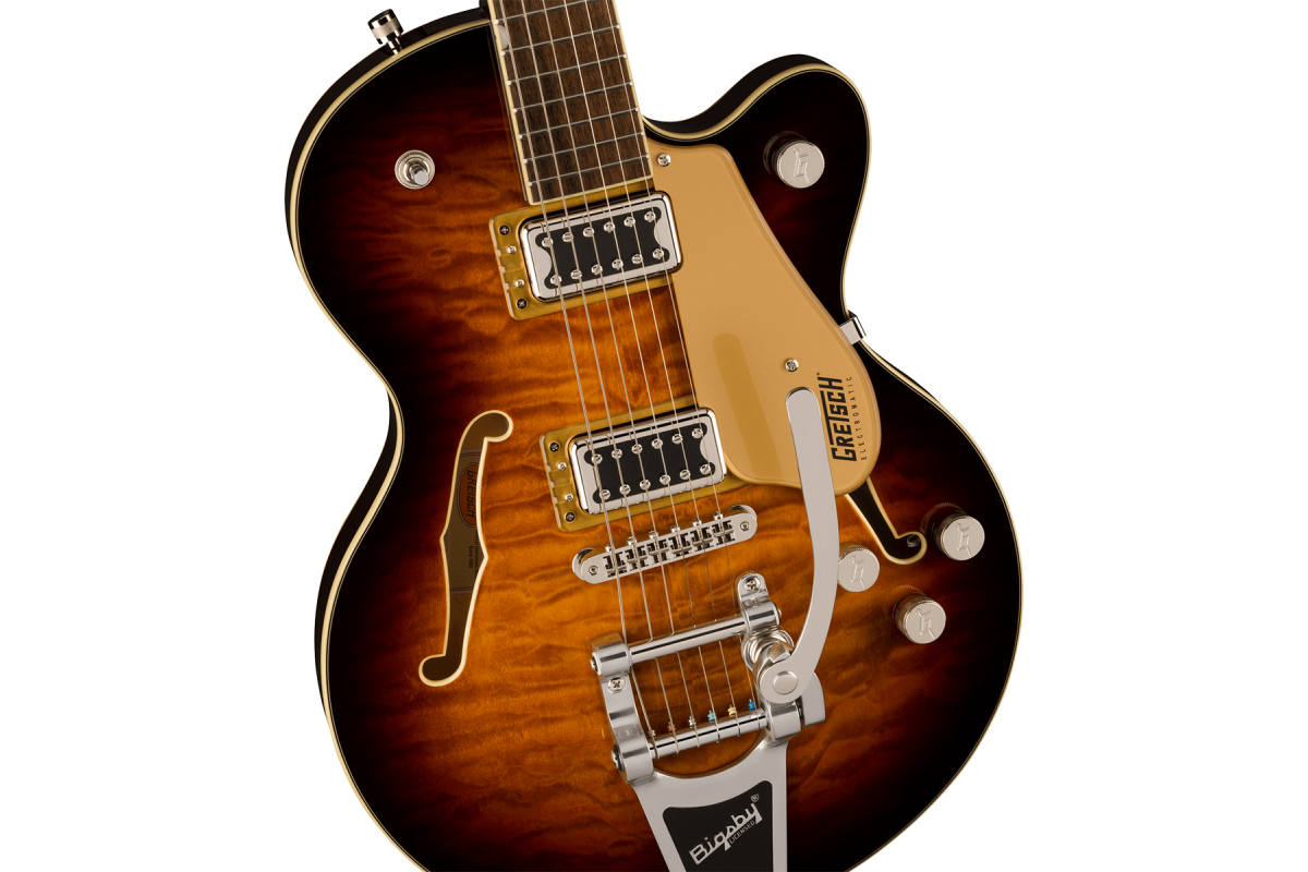 Гітара напівакустична GRETSCH G5655T-QM ELECTROMATIC CENTER BLOCK JR. SINGLE-CUT QUILTED MAPLE WITH BIGSBY SWEET TEA