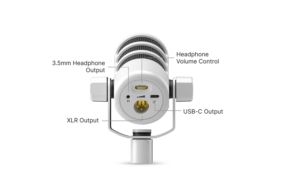 Мікрофон RODE PodMic USB White