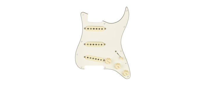 Пикгард со звукоснимателями FENDER PRE-WIRED STRAT PICKGUARD CUSTOM '69 SSS