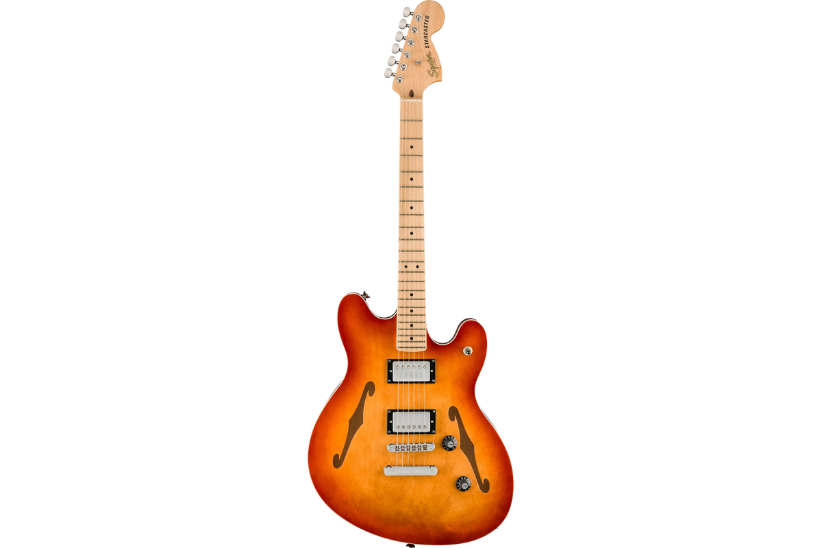 Гітара напівакустична SQUIER AFFINITY SERIES STARCASTER DELUXE SIENNA SUNBURST