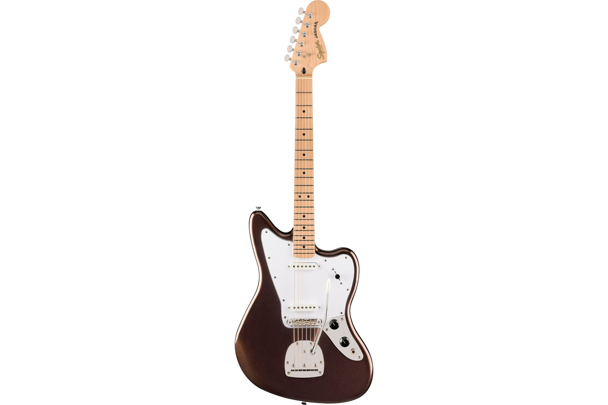 Електрогітара SQUIER AFFINITY SERIES JAGUAR MYSTIC METALLIC BROWN