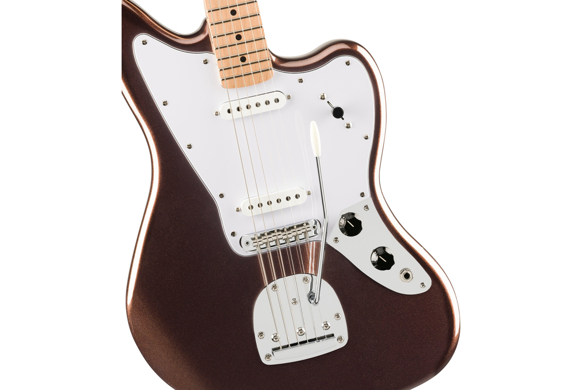 Електрогітара SQUIER AFFINITY SERIES JAGUAR MYSTIC METALLIC BROWN