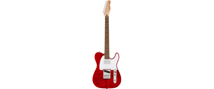 Електрогітара SQUIER AFFINITY SERIES TELECASTER FLAME MAPLE TOP CRIMSON RED TRANSPARENT