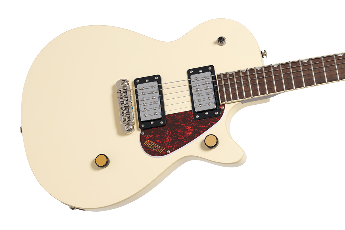 Електрогітара GRETSCH STREAMLINER JET CLUB SINGLE-CUT WITH WRAPAROUND VINTAGE WHITE