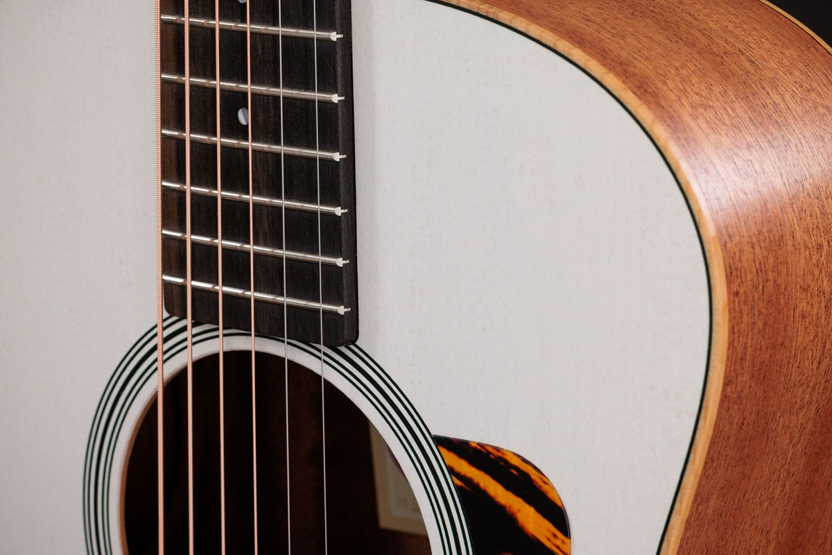 Гітара електроакустична TAYLOR GUITARS GS Mini-e Trans White Special Edition