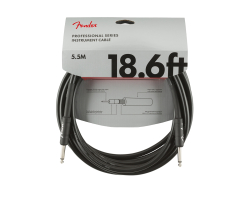 Кабель инструментальный FENDER CABLE PROFESSIONAL 18.6' BLACK