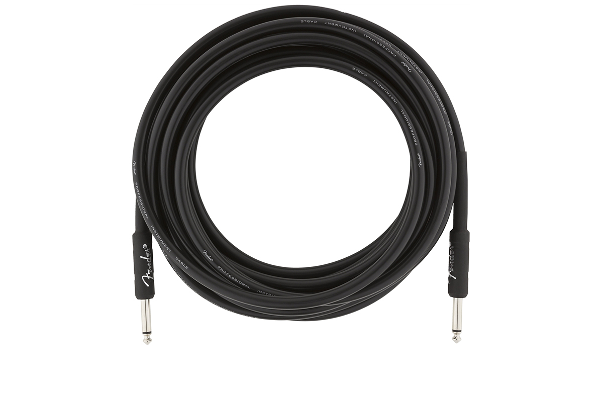 Кабель инструментальный FENDER CABLE PROFESSIONAL 18.6' BLACK