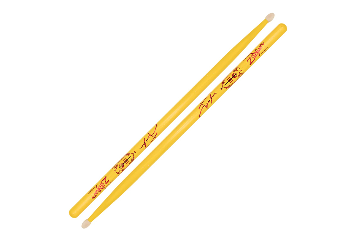 Барабанные палочки ZILDJIAN DRUMSTICKS JOSH DUN CLANCY YELLOW