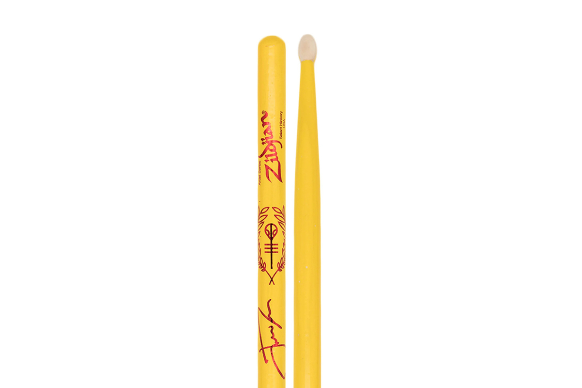 Барабанные палочки ZILDJIAN DRUMSTICKS JOSH DUN CLANCY YELLOW