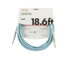 Кабель інструментальний FENDER CABLE ORIGINAL SERIES 18.6' DAPHNE BLUE