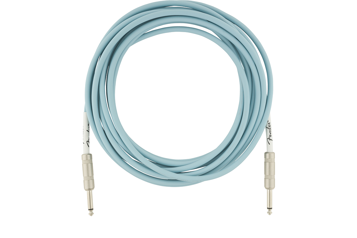 Кабель інструментальний FENDER CABLE ORIGINAL SERIES 18.6' DAPHNE BLUE