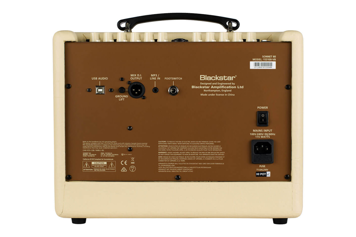 Гітарний комбопідсилювач BLACKSTAR SONNET 60 ACOUSTIC BLONDE