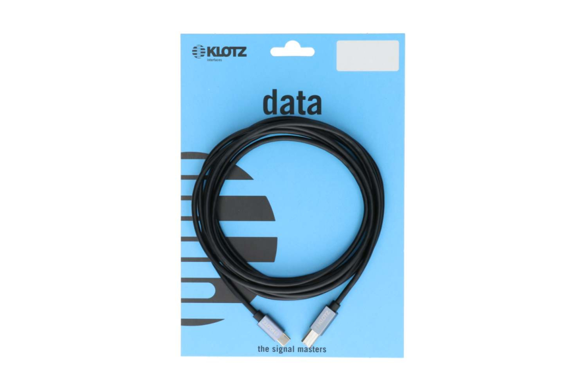 USB кабель KLOTZ USB 2.0 CABLE PLUG C - PLUG B 0.5 M