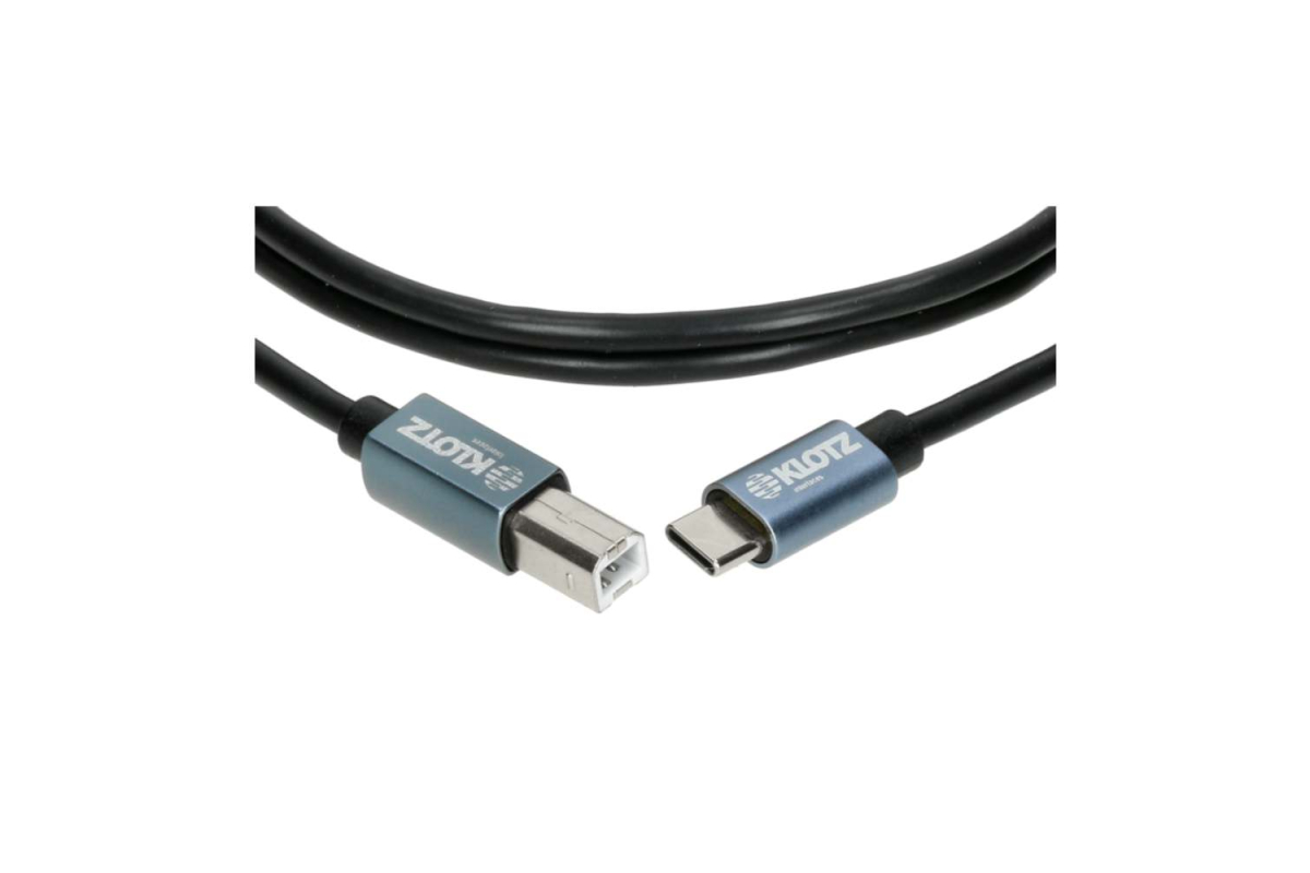 USB кабель KLOTZ USB 2.0 CABLE PLUG C - PLUG B 0.5 M