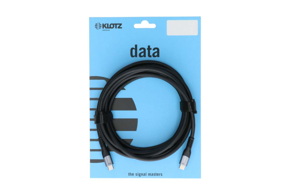 USB кабель KLOTZ USB 3.2 CABLE PLUG C - PLUG C 1 M
