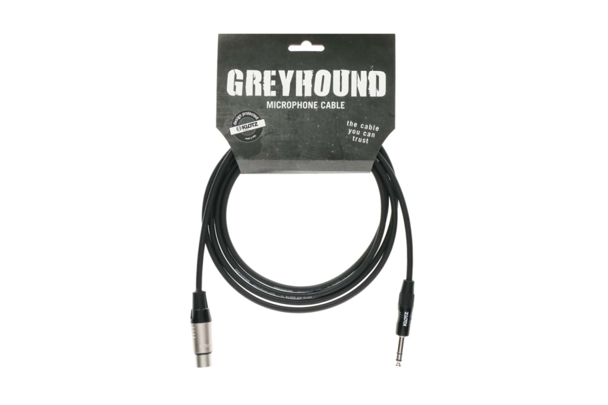 Кабель микрофонный KLOTZ GRG1FP01.5 GREYHOUND MICROPHONE CABLE FEMALE XLR BALANCED JACK 1.5 M
