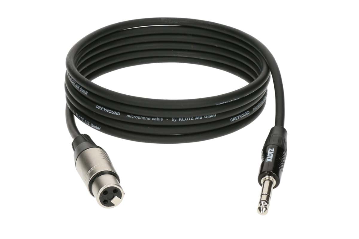 Кабель микрофонный KLOTZ GRG1FP01.5 GREYHOUND MICROPHONE CABLE FEMALE XLR BALANCED JACK 1.5 M