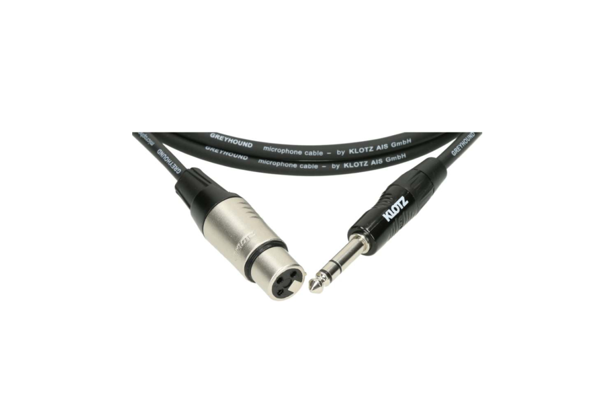 Кабель микрофонный KLOTZ GRG1FP01.5 GREYHOUND MICROPHONE CABLE FEMALE XLR BALANCED JACK 1.5 M
