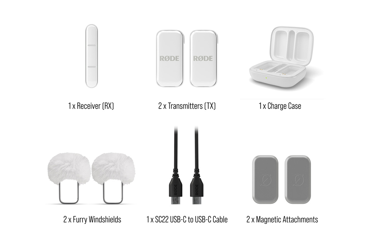 Микрофонная радиосистема RODE Wireless Micro Lightning White