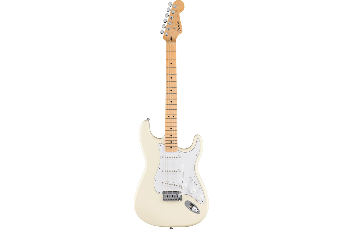 Электрогитара FENDER STANDARD STRATOCASTER MN OLYMPIC WHITE