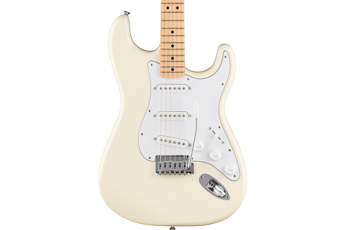 Электрогитара FENDER STANDARD STRATOCASTER MN OLYMPIC WHITE