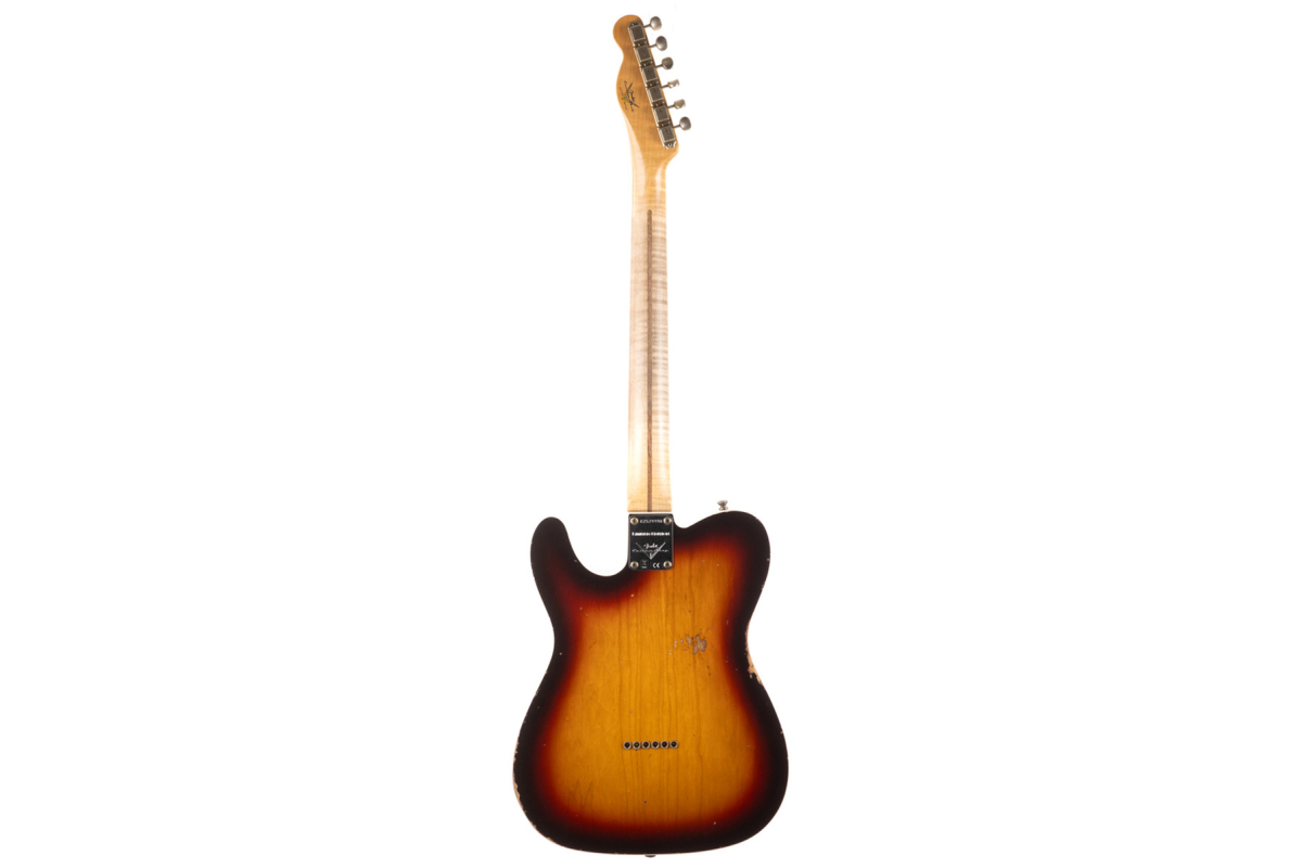 Электрогитара FENDER CUSTOM SHOP LIMITED HOTSHOT TELECASTER RELIC CHOCOLATE 3 TONE SUNBURST