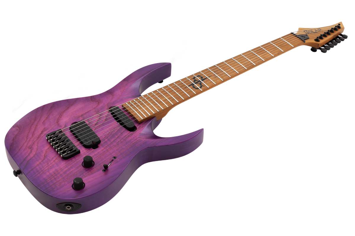 Електрогітара SOLAR GUITARS AB1.7HTPB TRANS PURPLE BURST MATTE