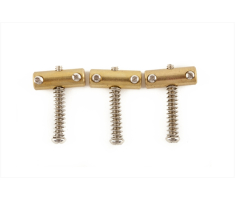 Набор сёдел для гитар FENDER AMERICAN VINTAGE TELECASTER COMPENSATED BRIDGE SADDLES (3)