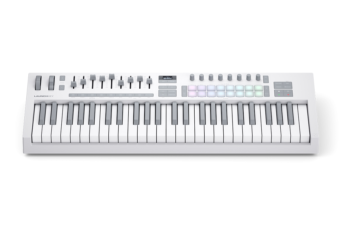 MIDI клавиатура NOVATION Launchkey 49 MK4 White Edition