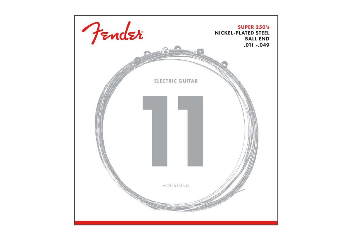 Струни для електрогітар FENDER SUPER 250M NICKEL-PLATED STEEL GUITAR STRINGS