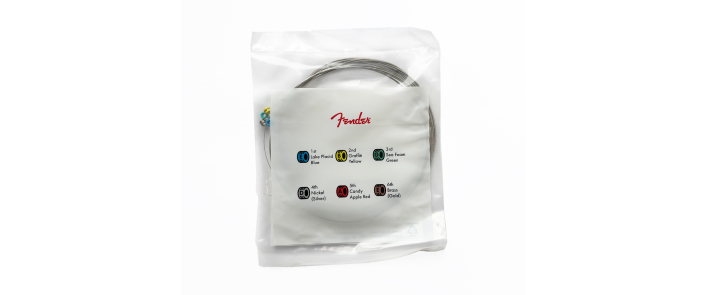 Струни для електрогітар FENDER 250L Transparent Pack