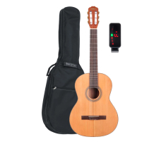 Гітарний набір з класичною гітарою KALA Classical Guitar + TOBAGO GB10C + KORG Pitchclip2