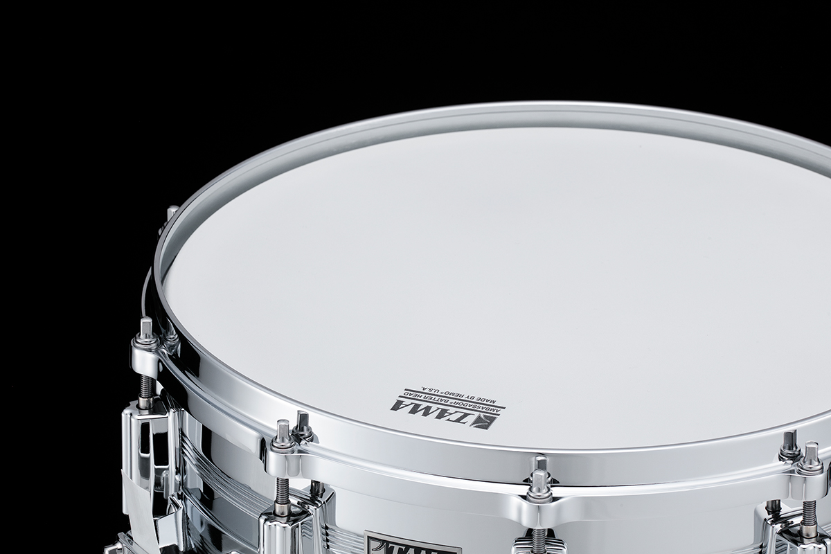 Малый барабан TAMA 50TH LIMITED MASTERCRAFT STEEL REISSUE SNARE DRUM "8055"