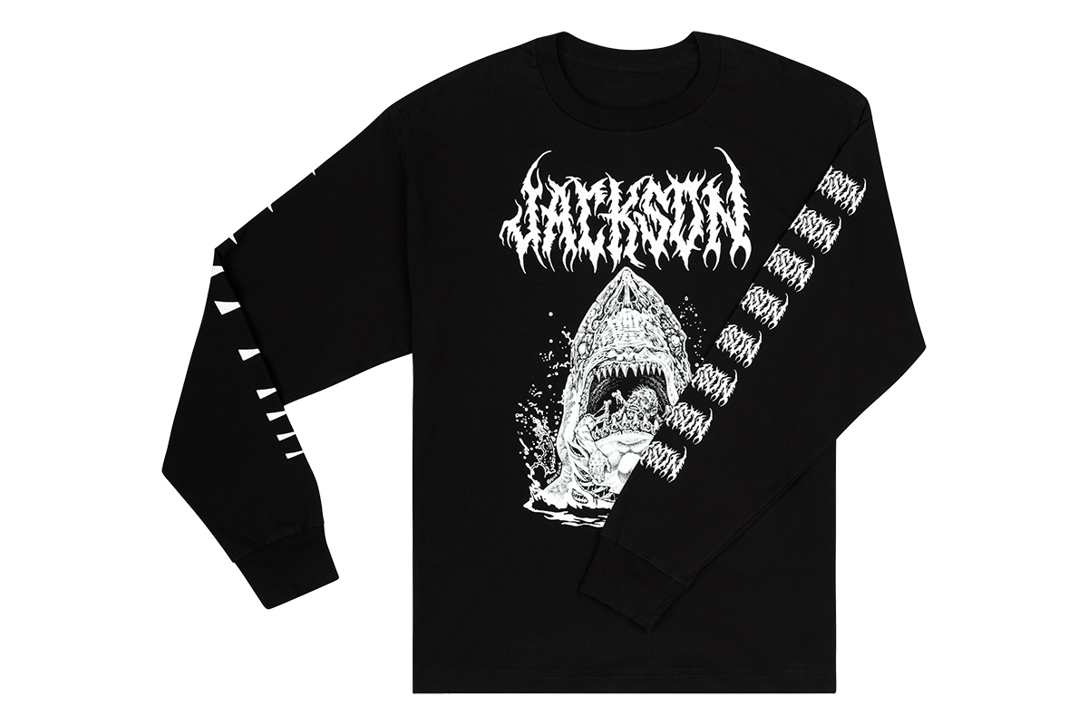 Лонгслив JACKSON SHARKROT LONGSLEEVE T-SHIRT BLACK L