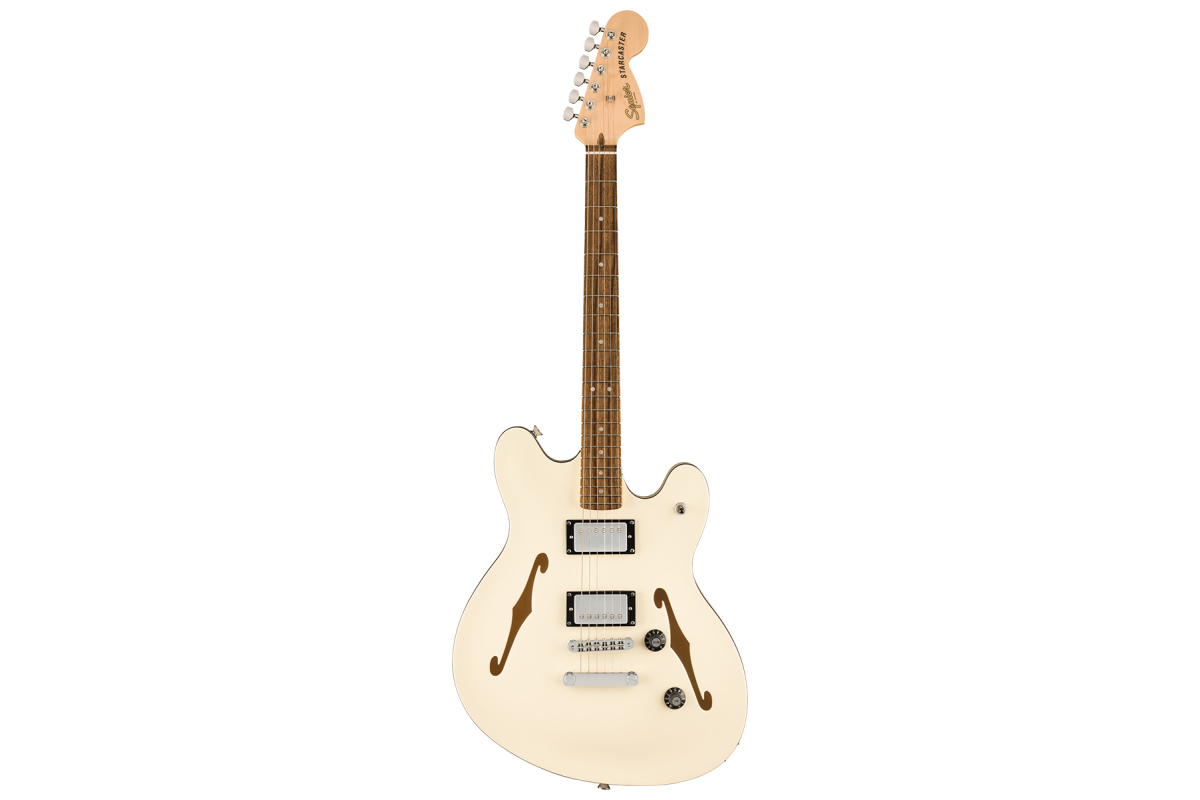 Гітара напівакустична SQUIER AFFINITY SERIES STARCASTER DELUXE OLYMPIC WHITE