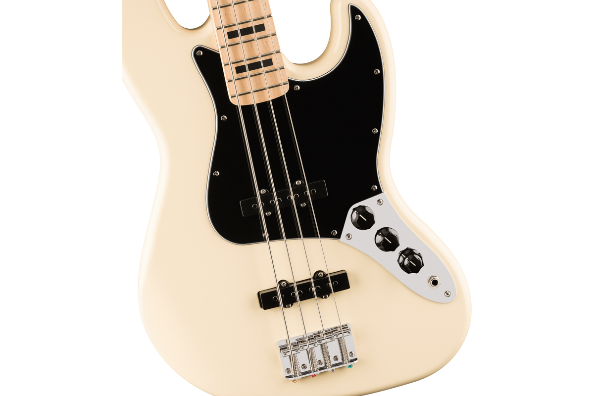 Бас-гітара SQUIER AFFINITY ACTIVE JAZZ BASS OLYMPIC WHITE