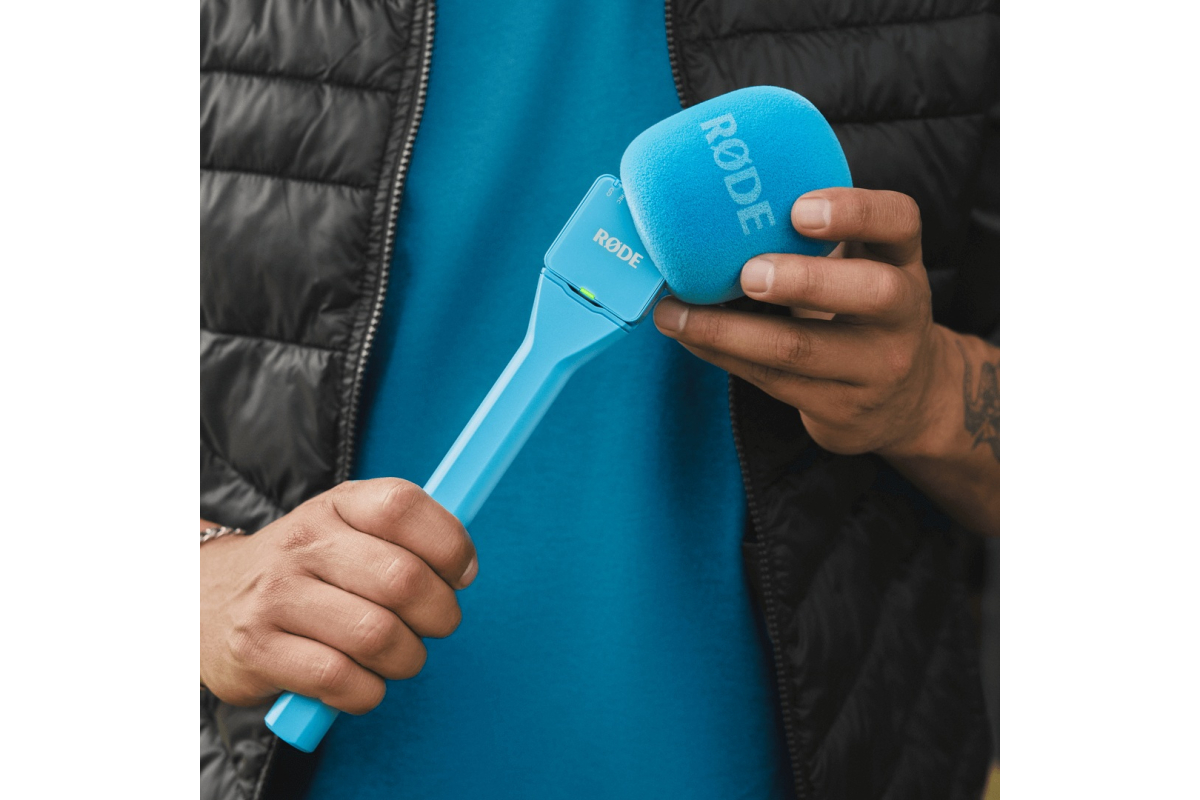 Держатель микрофонный RODE Interview GO Blue