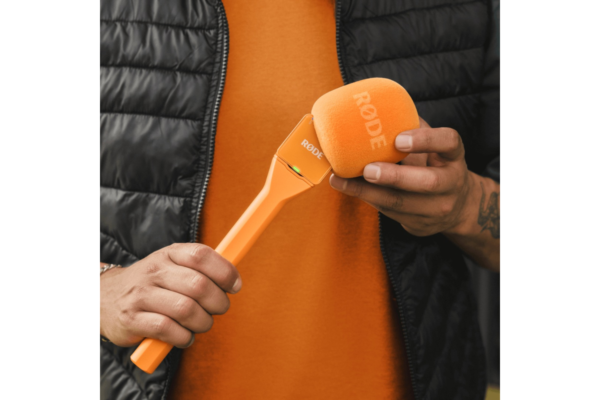Держатель микрофонный RODE Interview GO Orange