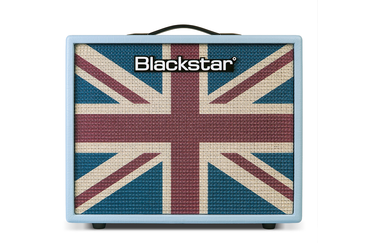 Гітарний комбопідсилювач BLACKSTAR DEBUT 50R BABY BLUE UNION FLAG