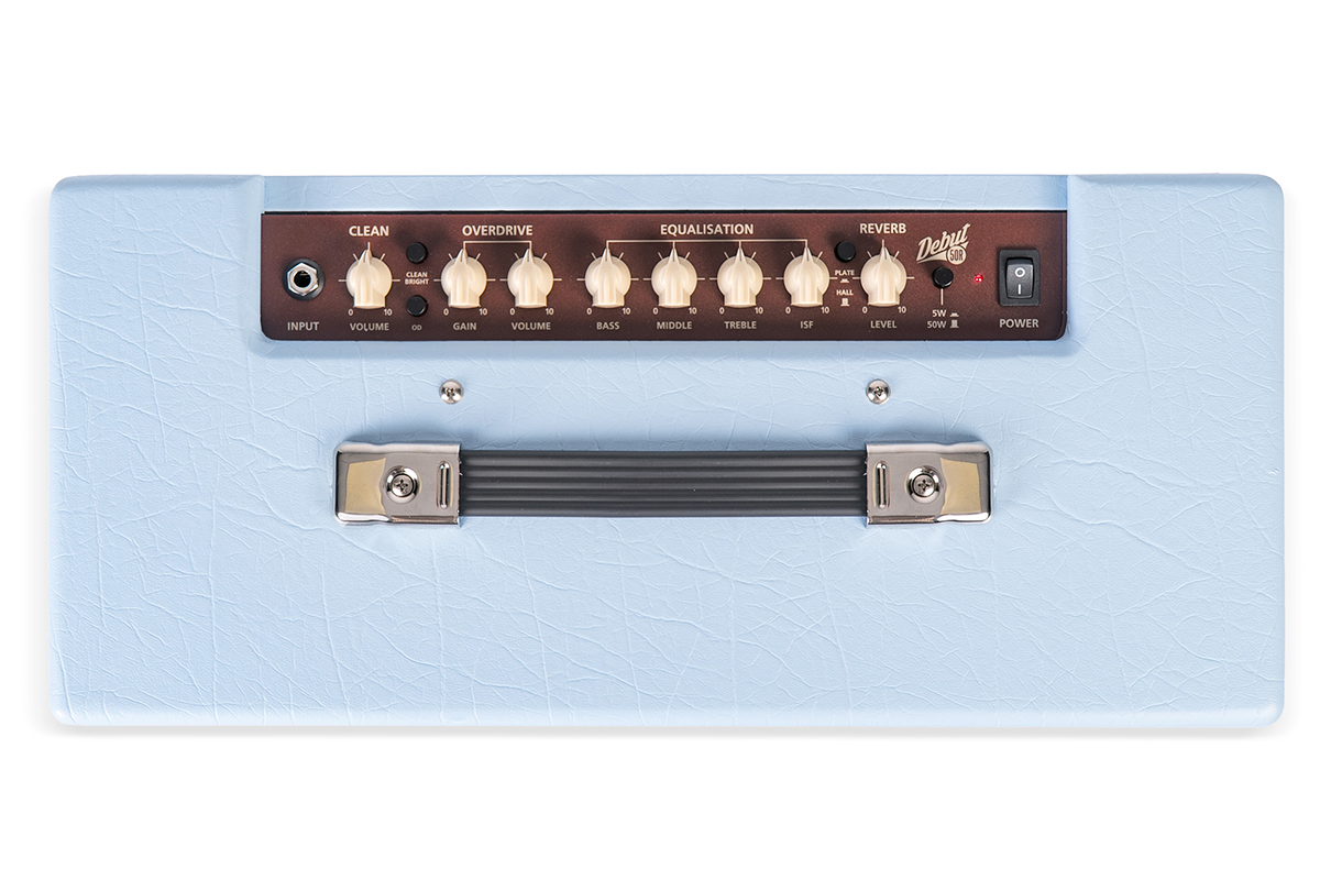 Гітарний комбопідсилювач BLACKSTAR DEBUT 50R BABY BLUE UNION FLAG