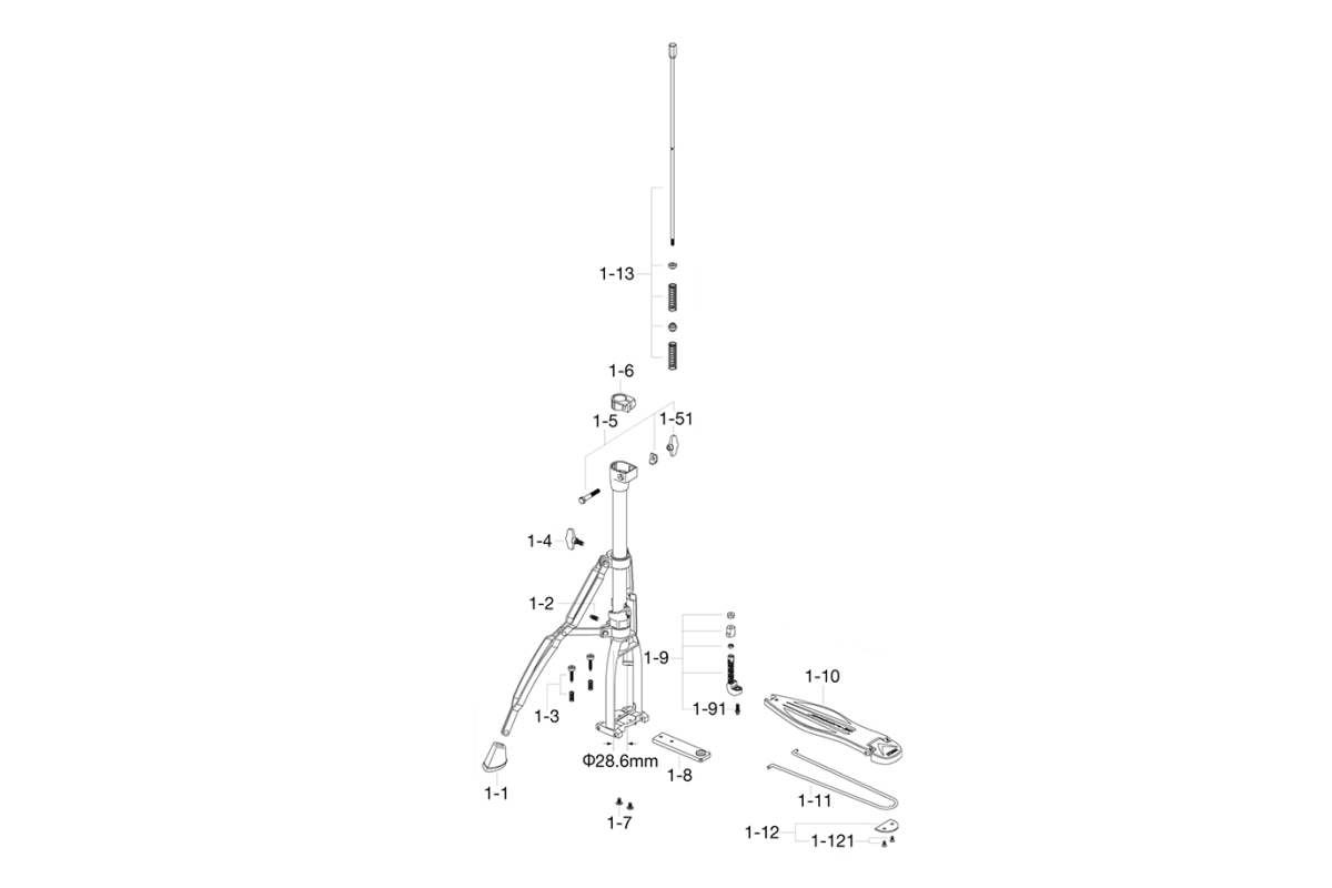 Крепление кардана к педали хай-хета TAMA HH315D1