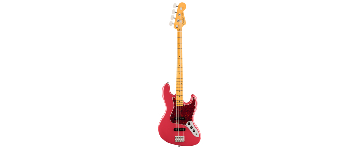 Бас-гитара FENDER AMERICAN PROFESSIONAL CLASSIC JAZZ BASS FADED DAKOTA RED