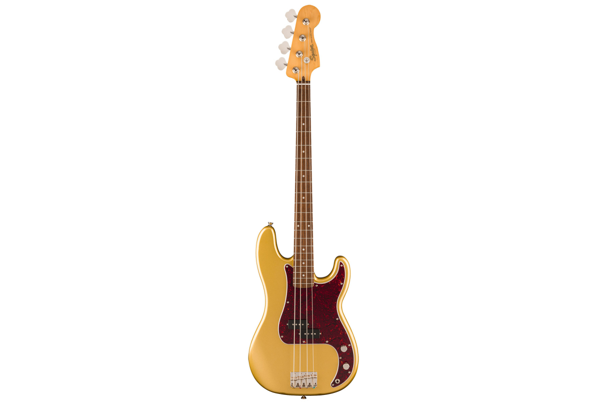 Бас-гитара SQUIER CLASSIC VIBE LIMITED EDITION 60S PRECISION BASS AZTEC GOLD