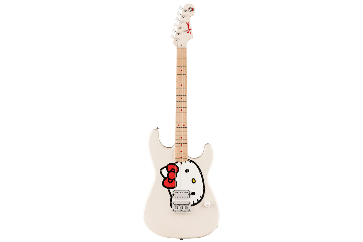Электрогитара SQUIER HELLO KITTY STRATOCASTER WHITE
