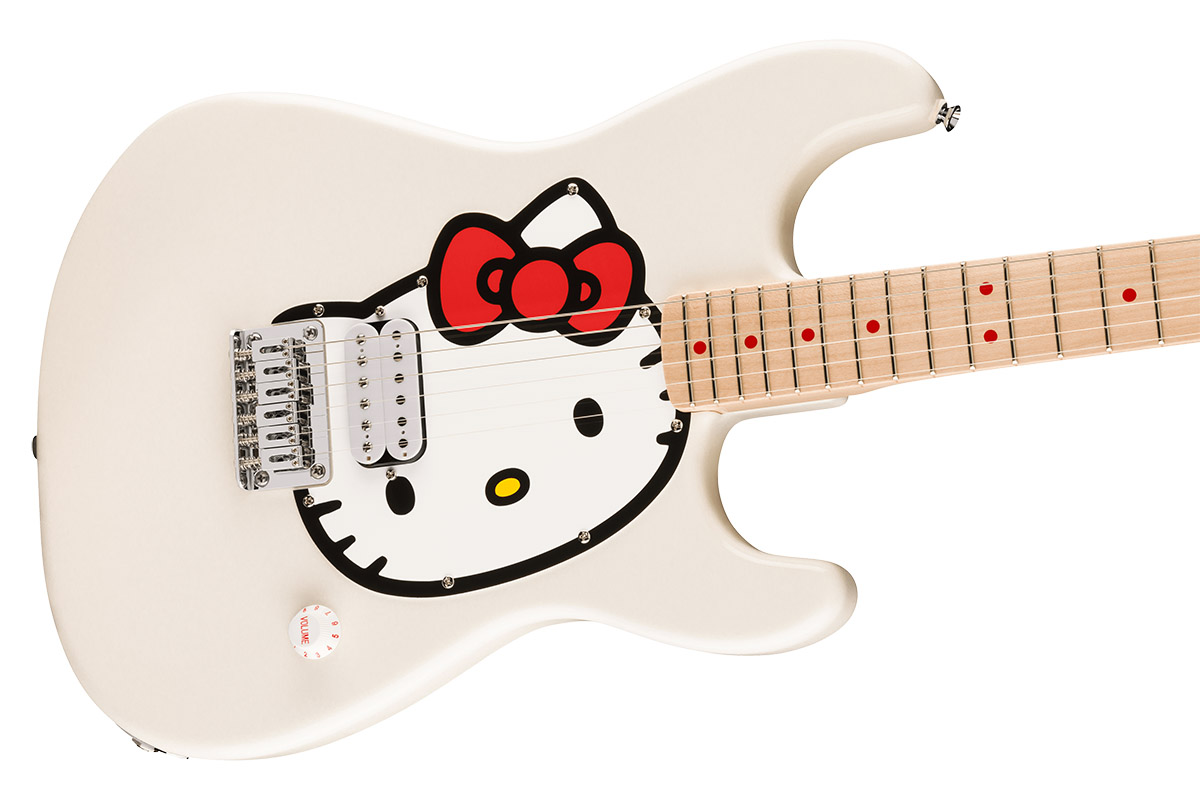 Электрогитара SQUIER HELLO KITTY STRATOCASTER WHITE