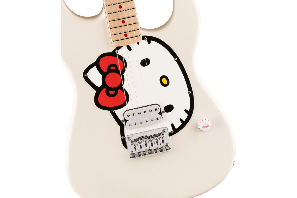 Электрогитара SQUIER HELLO KITTY STRATOCASTER WHITE