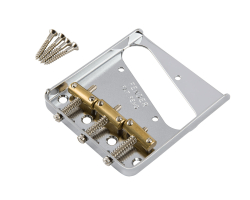 Бридж fender 3-saddle american vintage telecaster bridge assembly chrome