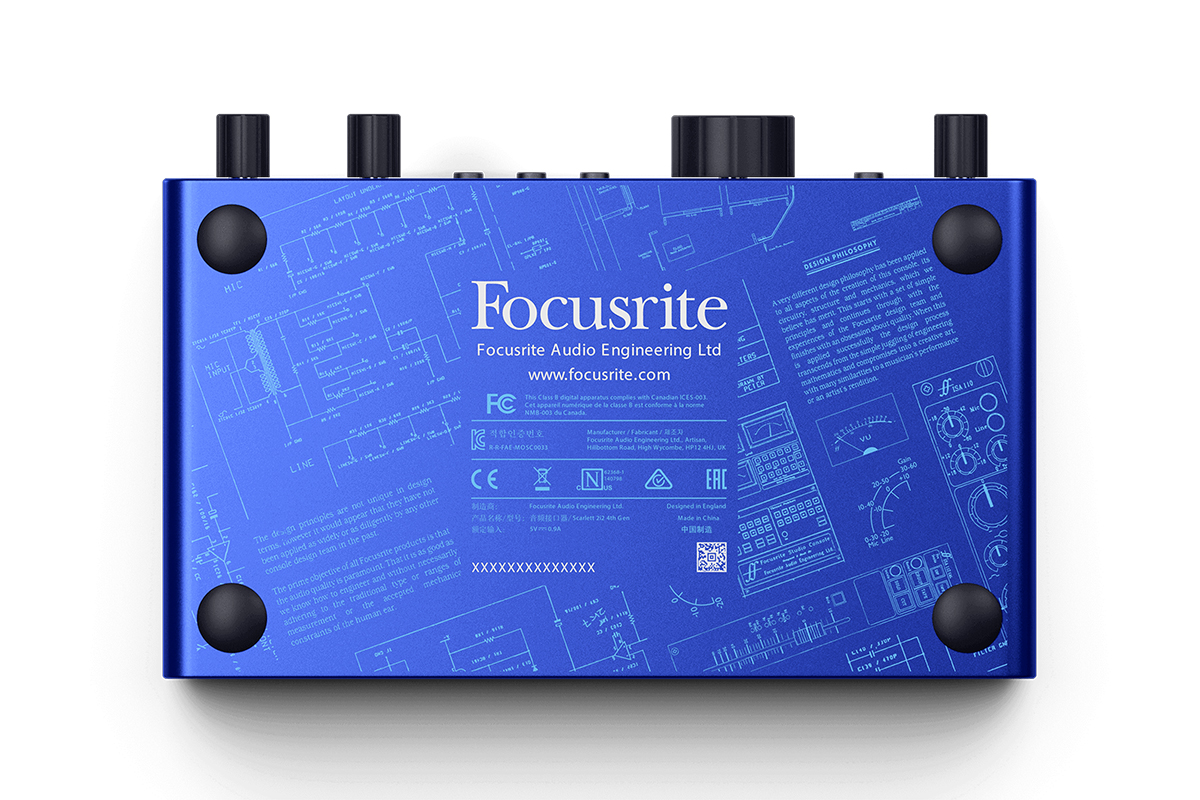 Аудиоинтерфейс FOCUSRITE Scarlett 2i2 Anniversary Edition