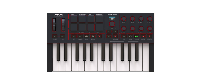 MIDI клавиатура AKAI MPK mini 4 Black